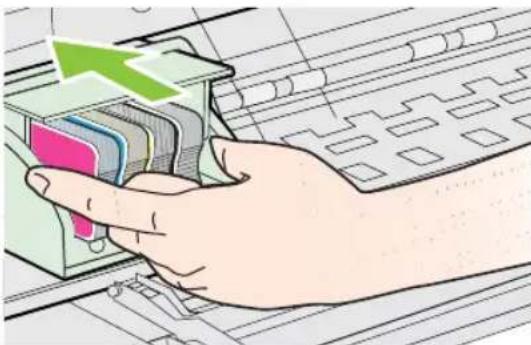 HP Officejet Pro N911a - To reinstall the printhead - 4