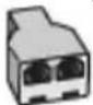 HP Officejet Pro N911a - Example of a parallel splitter - 1