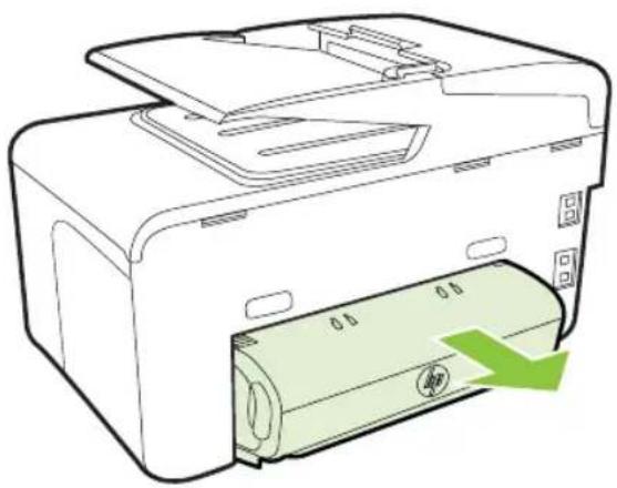 HP Officejet Pro N911a - To clear a jam - 1