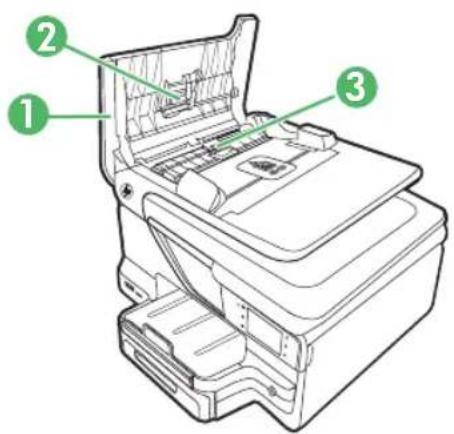 HP Officejet Pro N911a - To clean the rollers or separator pad - 1