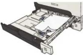 HP LaserJet Enterprise 700 M712n - Tray capacity and paper orientation - 1