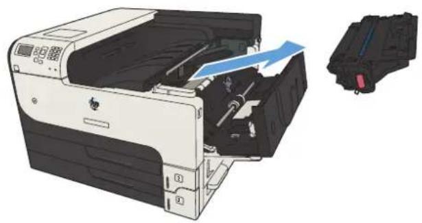 HP LaserJet Enterprise 700 M712n - Replace the toner cartridge - 5