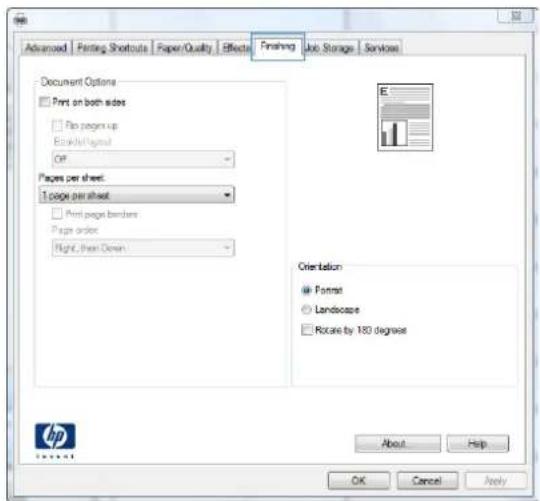 HP LaserJet Enterprise 700 M712n - Print multiple pages per sheet (Windows) - 2