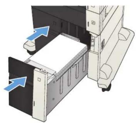 HP LaserJet Enterprise 700 M712n - Clear jams in the 3,500-sheet high-capacity tray - 4