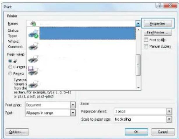 HP LaserJet Enterprise 700 M712n - Create a booklet (Windows) - 1