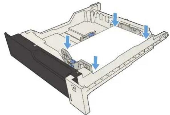 HP LaserJet Enterprise 700 M712n - Load the 500-sheet trays - 3