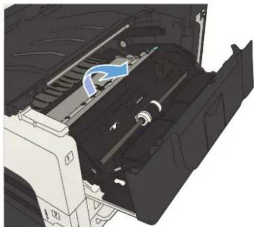 HP LaserJet Enterprise 700 M712n - Clear jams from the toner-cartridge area - 4