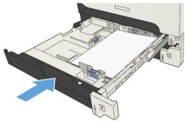 HP LaserJet Enterprise 700 M712n - Load Tray 2 and Tray 3 - 4