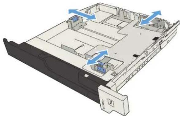 HP LaserJet Enterprise 700 M712n - Load Tray 2 and Tray 3 - 2
