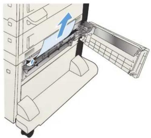 HP LaserJet Enterprise 700 M712n - Clear jams in the 3,500-sheet high-capacity tray - 6