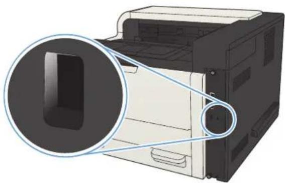 HP LaserJet Enterprise 700 M712n - Lock the formatter cage - 1