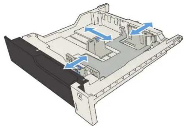 HP LaserJet Enterprise 700 M712n - Load the 500-sheet trays - 2