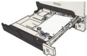 HP LaserJet Enterprise 700 M712n - Tray capacity and paper orientation - 2