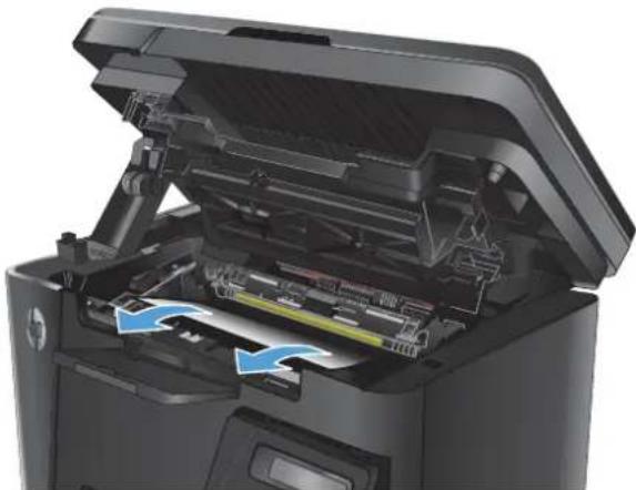 HP LaserJet Pro M127fw - Clear jams from the input tray - 6