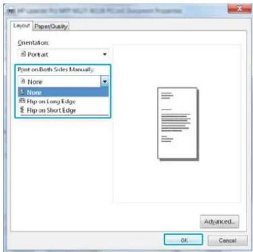 HP LaserJet Pro M127fw - Manually print on both sides (Windows) - 3