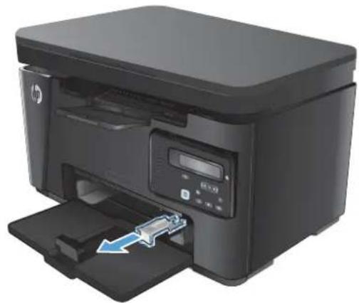 HP LaserJet Pro M127fw - Tray adjustment for small paper sizes - 1
