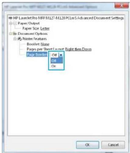HP LaserJet Pro M127fw - Print multiple pages per sheet (Windows) - 6