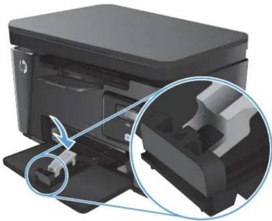 HP LaserJet Pro M127fw - Tray adjustment for small paper sizes - 2
