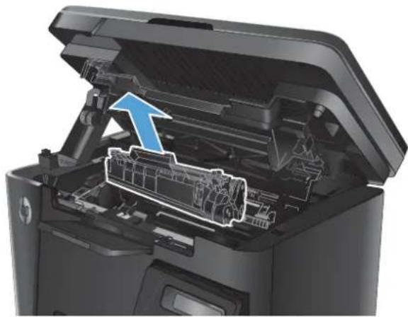 HP LaserJet Pro M127fw - Clear jams in the toner-cartridge area - 3