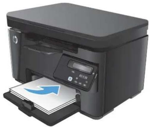 HP LaserJet Pro M127fw - Load the input tray - 2