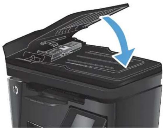 HP LaserJet Pro M127fw - Clean the pickup rollers and separation pad in the document feeder - 3