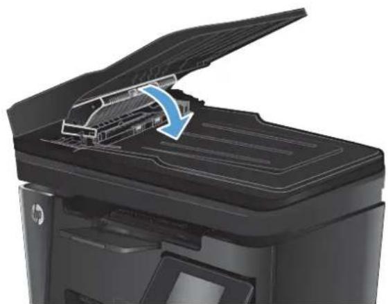 HP LaserJet Pro M127fw - Clear jams in the document feeder - 5