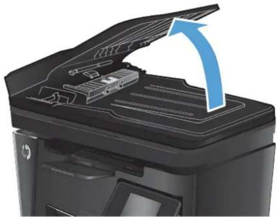 HP LaserJet Pro M127fw - Clean the pickup rollers and separation pad in the document feeder - 1