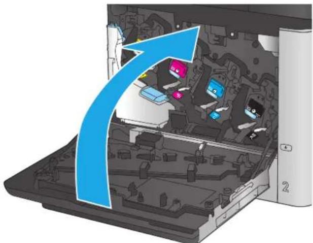 HP Color LaserJet Enterprise M651dn - Replace the toner cartridges - 10