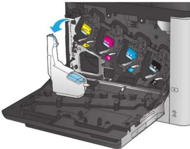 HP Color LaserJet Enterprise M651dn - Replace the toner collection unit - 4