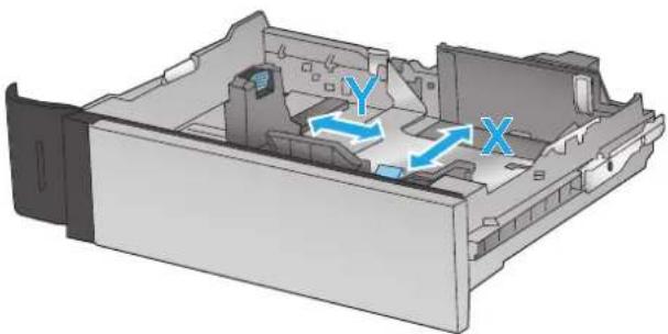 HP Color LaserJet Enterprise M651dn - Load Tray 2 and the 500-sheet trays - 6