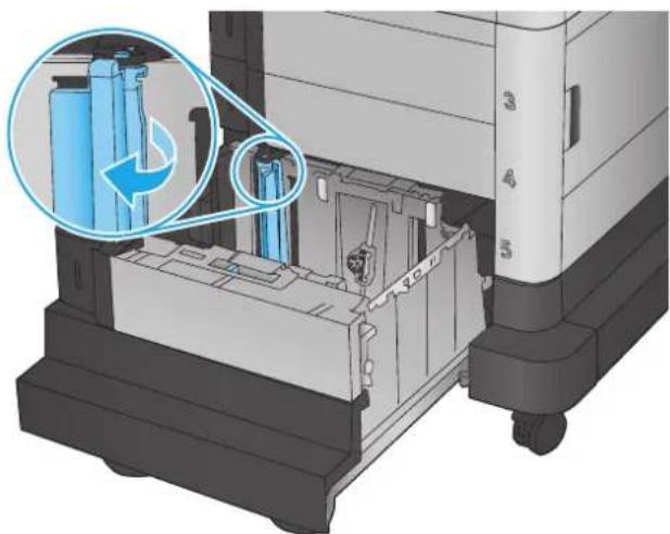HP Color LaserJet Enterprise M651dn - Load the 1,500-sheet high-capacity input tray - 3