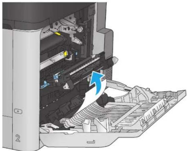HP Color LaserJet Enterprise M651dn - Clear jams in Tray 1 - 3