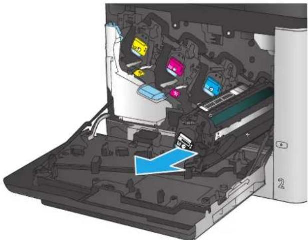 HP Color LaserJet Enterprise M651dn - Replace the toner cartridges - 5