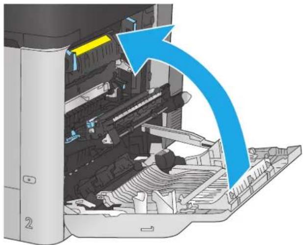 HP Color LaserJet Enterprise M651dn - Clear jams in Tray 1 - 4