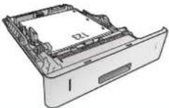 HP LaserJet Enterprise M604n - Tray 2 and the 500-sheet trays paper orientation - 4