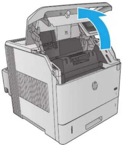HP LaserJet Enterprise M604n - Remove and replace the cartridge - 1