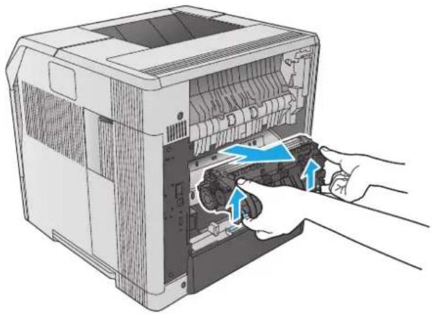 HP LaserJet Enterprise M604n - Clear paper jams in the fuser area - 6