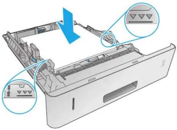 HP LaserJet Enterprise M604n - Clear paper jams in Tray 2 and the 500-sheet trays - 3