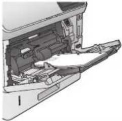 HP LaserJet Enterprise M604n - Tray 1 paper orientation - 4