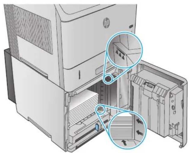 HP LaserJet Enterprise M604n - Load the tray - 3