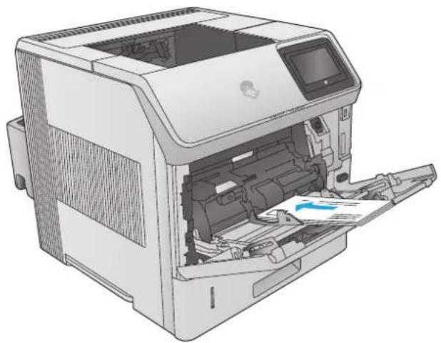 HP LaserJet Enterprise M604n - Envelope orientation - 1