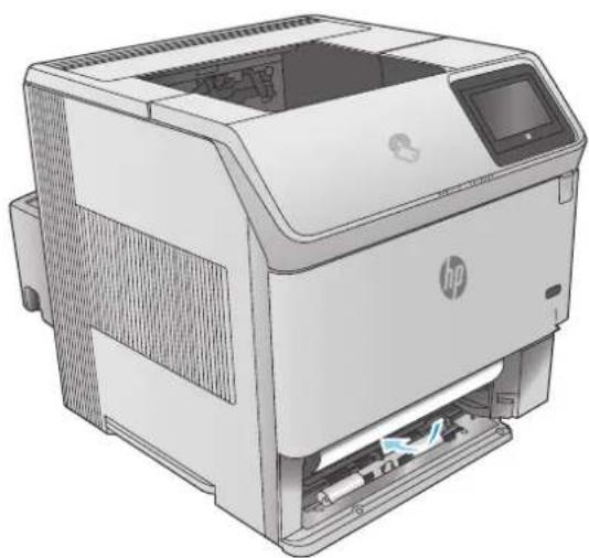 HP LaserJet Enterprise M604n - Clear paper jams in Tray 2 and the 500-sheet trays - 2
