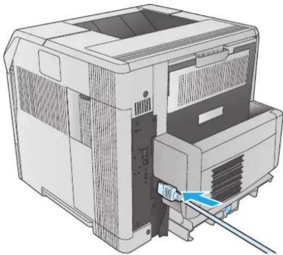 HP LaserJet Enterprise M604n - Clear paper jams in the fuser area - 10