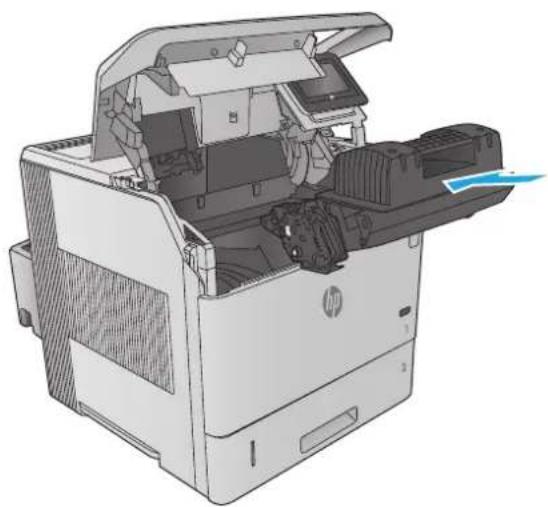HP LaserJet Enterprise M604n - Remove and replace the cartridge - 6