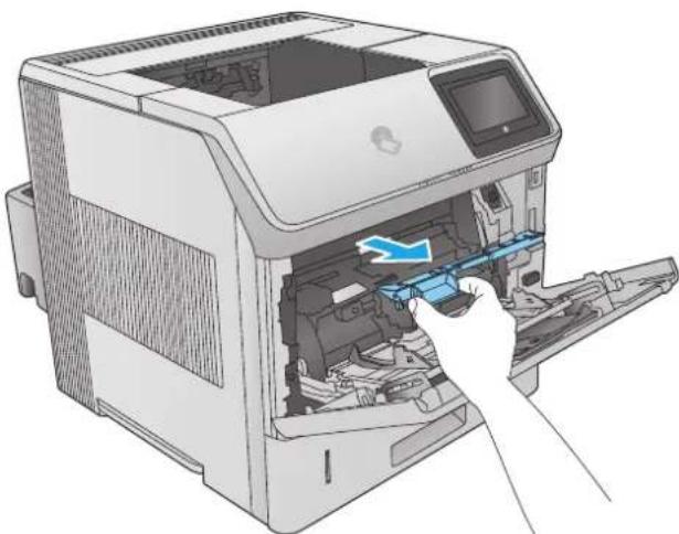 HP LaserJet Enterprise M604n - Clear paper jams in the toner-cartridge area - 3