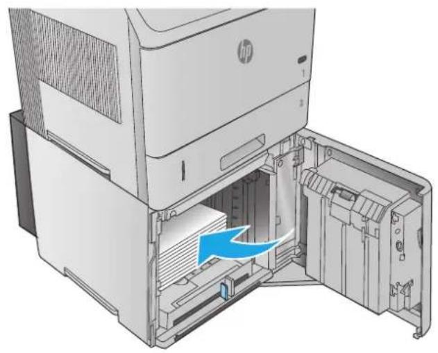 HP LaserJet Enterprise M604n - Load the tray - 2