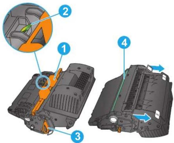 HP LaserJet Enterprise M604n - Toner-cartridge information - 3