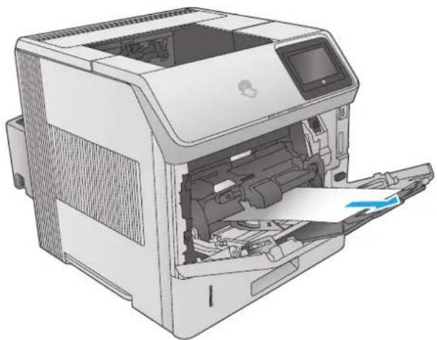 HP LaserJet Enterprise M604n - Clear paper jams in Tray 1 - 1