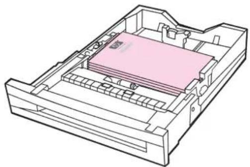 HP Color LaserJet 5550hdn - Loading undetectable/standard size media into Trays 2, 3, 4, and 5 - 3