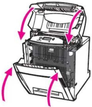 HP Color LaserJet 5550hdn - CAUTION - 1
